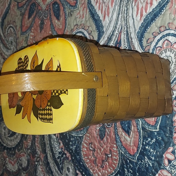 Basketville Putney Vermont Basket purse - Picture 5 of 9